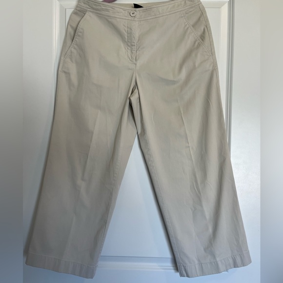 Eileen Fisher Women’s Wide Leg khaki pants size Small - Picture 1 of 9